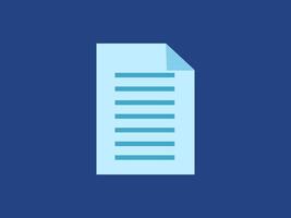 Document icon, data concept. vector
