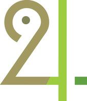 the logo for the company, which is called 21st century vector