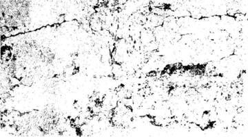 Rough black and white texture. Distressed overlay texture. Abstract grunge textured effect vector