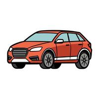 A car icon on a white background vector