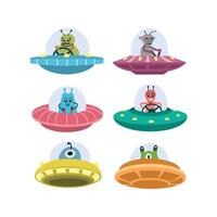 Alien illustration. Astrology. Spacecraft. Flying saucer. Spaceship. Ufo spaceship. vector