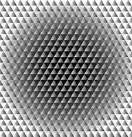 Abstract geometric background in metallic color decorated with a pattern of triangles vector