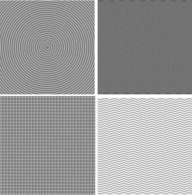 Set of four gray monochrome backgrounds