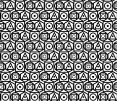 Texture in the form of a black geometric pattern on a white background vector