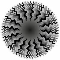 Abstract drawing in gray tones on a white background vector