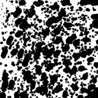 Grunge texture in the form of black blots on a white background vector