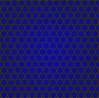 Abstract background decorated with a pattern of blue circles vector