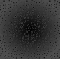 Abstract gray background in the form of water droplets on dark glass vector