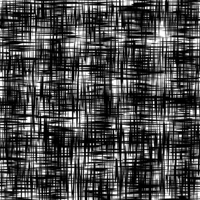 Black grunge texture drawn in ink on a white background