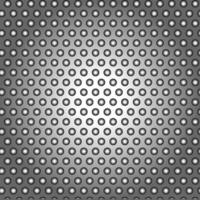 Abstract background of gray metallic color with geometric pattern in the form of circles vector
