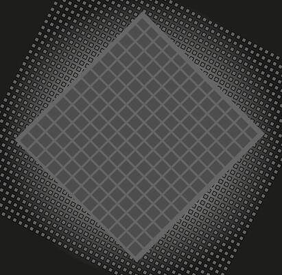 Monochrome geometric background of gray color with circles and squares