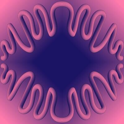Abstract fantasy background in pink and blue