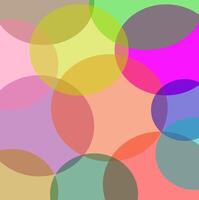 Bright festive background decorated with a pattern of transparent multi-colored beads and circles vector