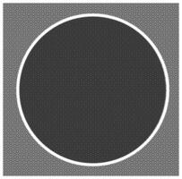 White round frame on a gray monochrome background vector