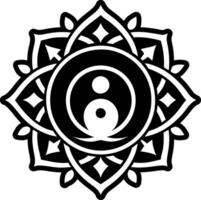 Wholeness symbol icon in solid style vector