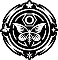 A filled style icon of october soul symbol vector