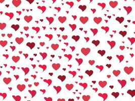 red heart background vector