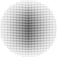Circle Halftone geometric shapes, Dot minimal design abstract round background, backdrop pattern. Geometric Design Art Illustration vector