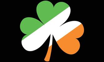 St Patrick's day, shamrock leaf clover vectors