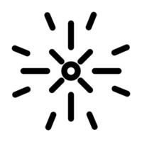 confetti icon, sign, symbol in line style. illustration vector