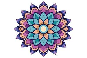 Geometric mandala design featuring ornate and harmonious elements for creative, decorative, and spiritual projects vector