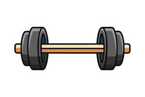 High quality image of a weightlifting dumbbell, designed for digital and print use in fitness promotion or gym advertising vector