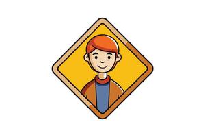 Vibrant cartoon style avatar icons of men and women, designed for tech interfaces, social media, and user profiles vector