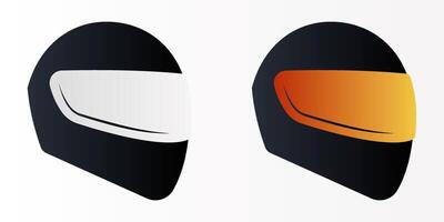 Helmet icon set. Motorbike helmet icon sign. for mobile concept and web design. illustration on white background vector