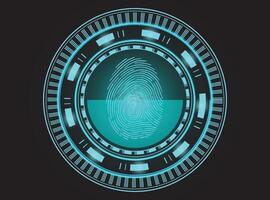 Digital Identity Nexus vector