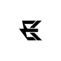 Alphabet Monogram KE EK Letter Logo for Branding Solutions vector