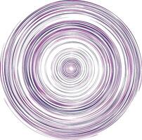 Geometric spiral, swirl, twirl element vector