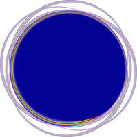 Circular, concentric segmented circles, rings. Abstract circular, concentric circles vector