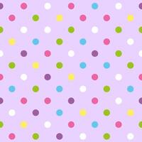 Celebration Colorful Polka Dot pattern, seamless texture vector