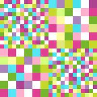 Mosaic Squares Design for Wallpaper or Fabric vector