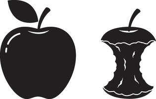 Apple Art Illustration for Any Project on White Background vector