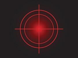 Holographic Target Reticle Focus vector