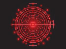 Precision Target Reticle Focus vector