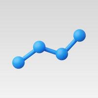 3d Realistic Analytics Data Icon illustration vector