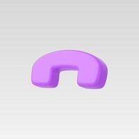 3d Realistic End Call icon illustration vector