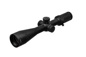 High-quality rifle scope with adjustable turrets, black matte finish, ideal for precision shooting and hunting, 5-25x50 magnification. photo