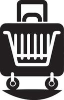 Shopping cart icon illustration vector