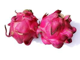 Dragon fruit isolated on white background photo