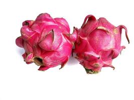 Dragon fruit isolated on white background photo