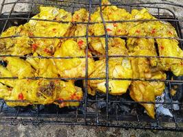 sweet and spicy grilled chicken photo