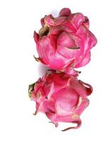 Dragon fruit isolated on white background photo