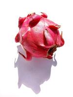 Dragon fruit isolated on white background photo