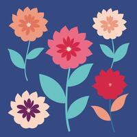 Exploring Rare and Exotic Flowers Around the Globe vector