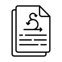 Scrum Artifacts icon line illustration vector