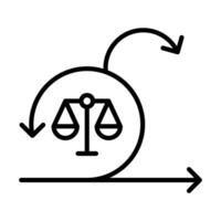 Agile Principles icon line illustration vector