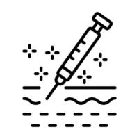 Skin Enhancers icon line illustration vector